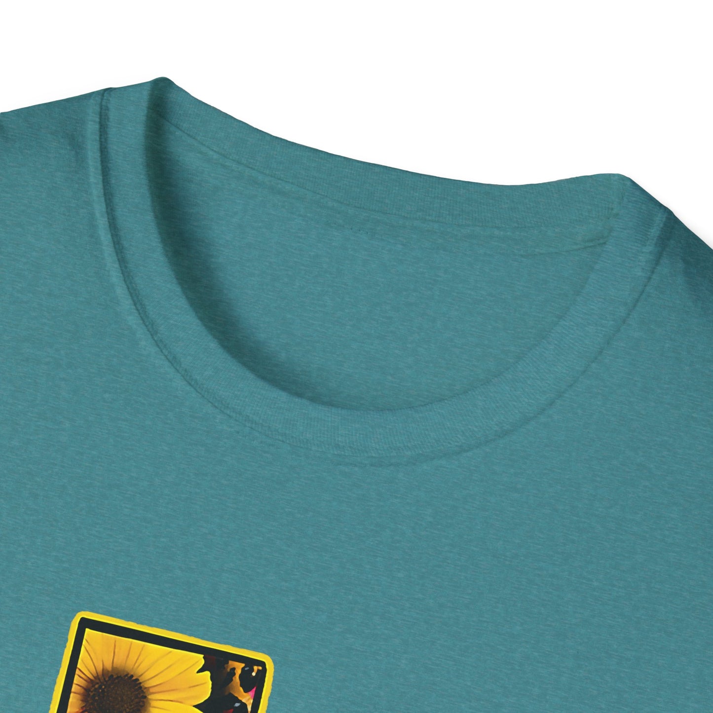 Texas Sunflower State T-Shirt — Floral Texas Map Graphic