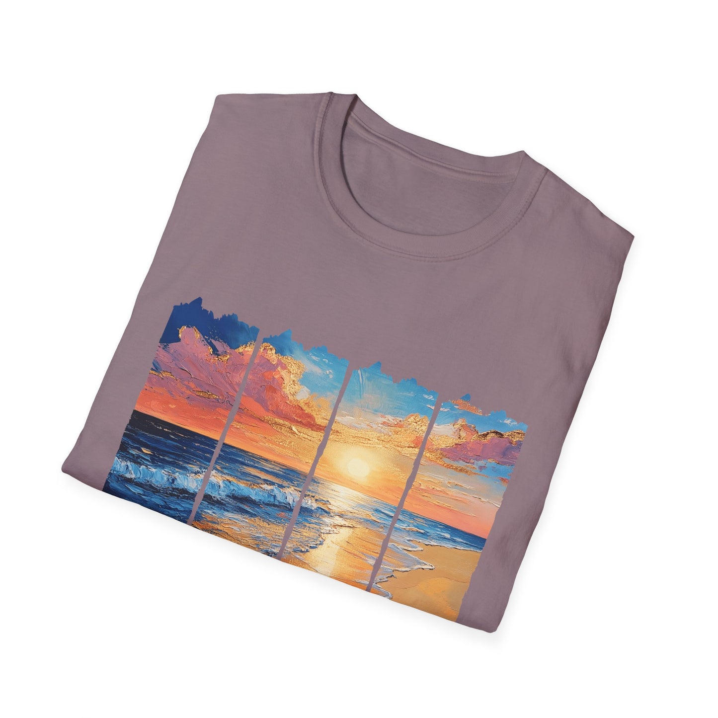 Sunset Beach T-Shirt — Scenic Ocean Sunrise Graphic Tee