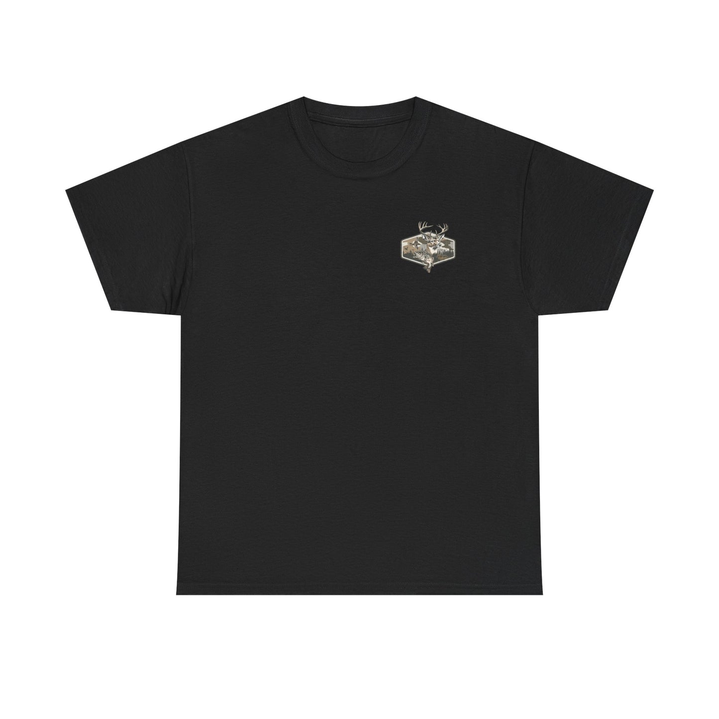 Deer Hunter Graphic Tee — Buck & Forest Outdoor T-Shirt