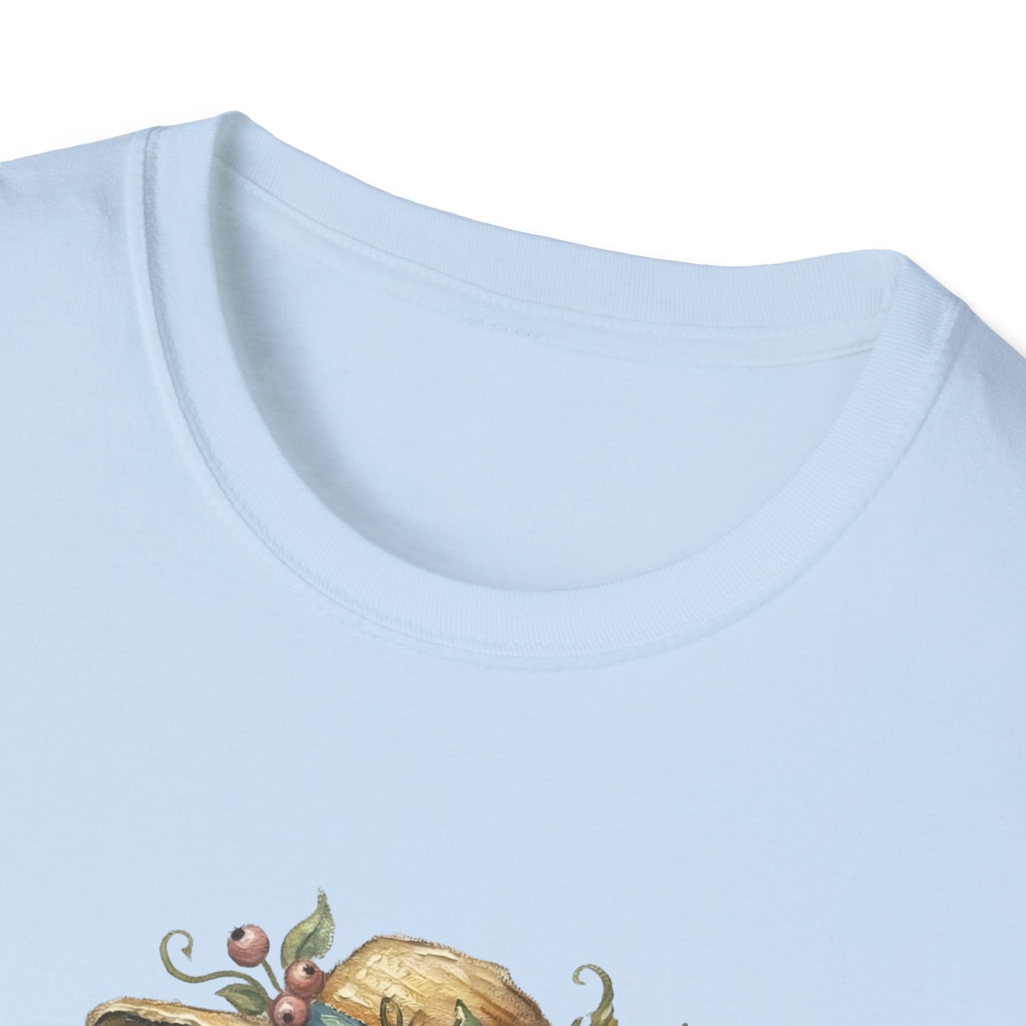 Garden Bird Tee — "There is a quiet peace to be found in the heart of the garden" Floral Bird T-Shirt