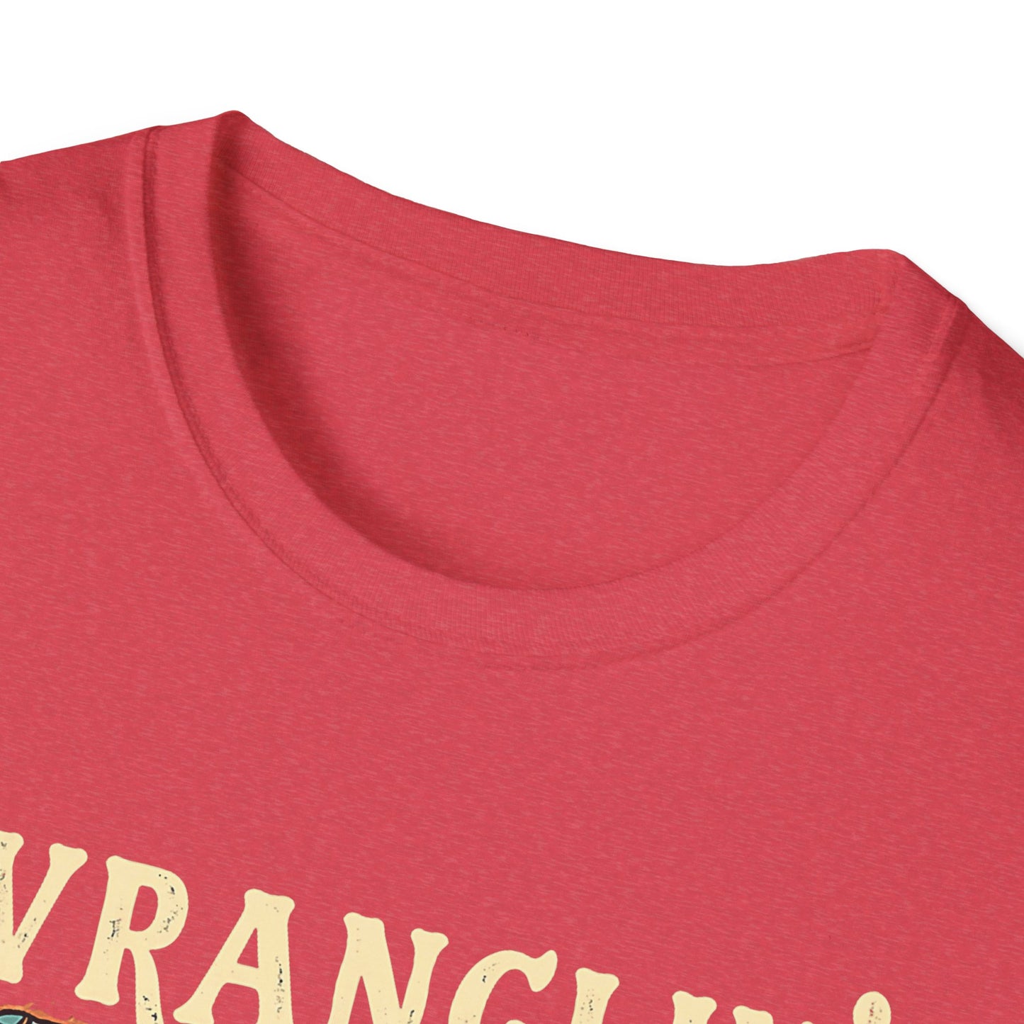 Wranglin' Real Cowboy T-Shirt — Retro Western Rodeo Graphic Tee