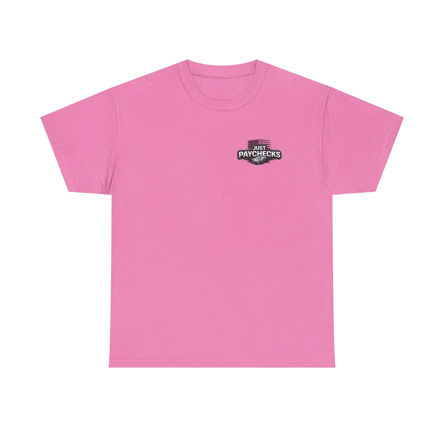 Truck Driver T-Shirt — "No Handouts Just Paychecks" Patriotic Semi-Truck Tee