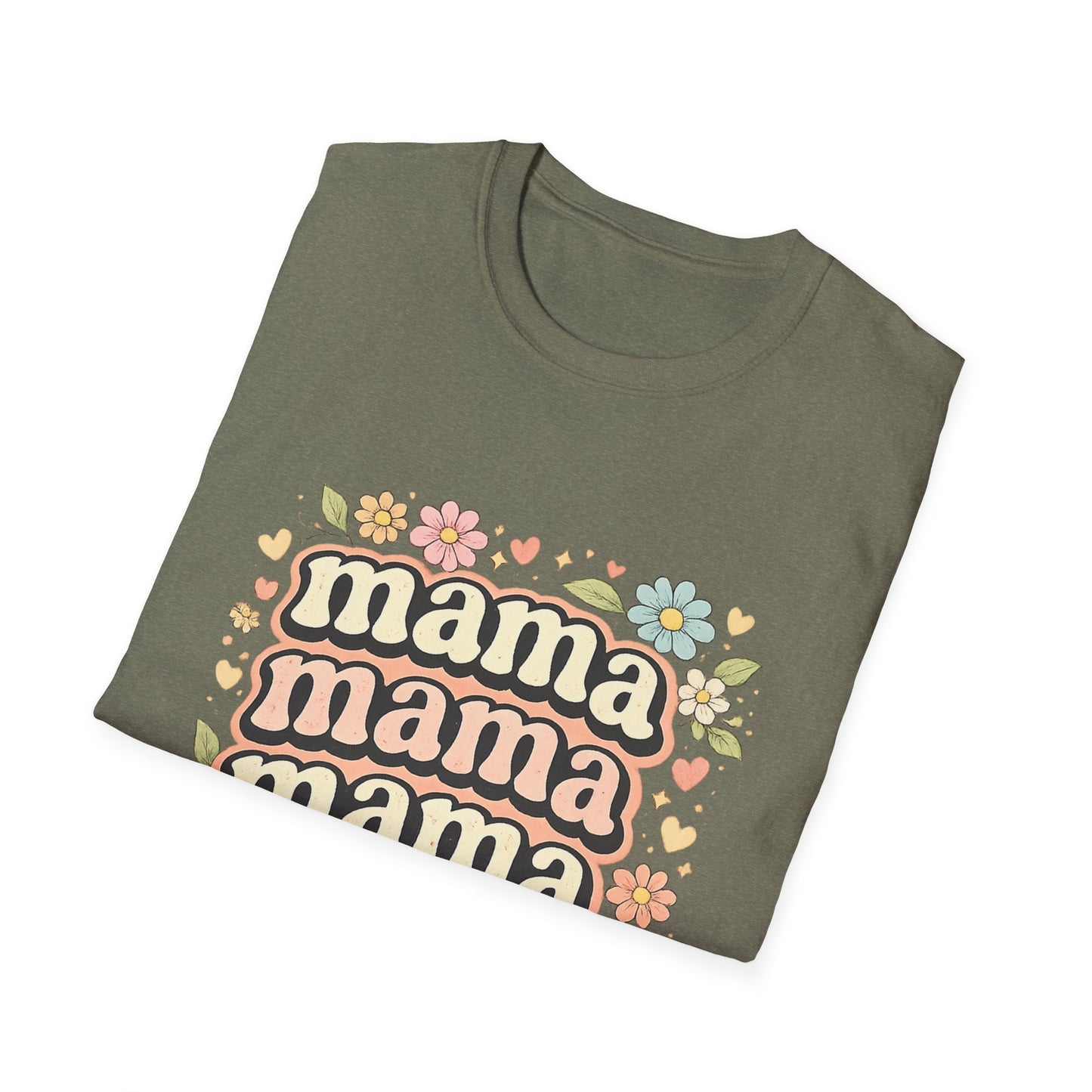 Mama Floral T-Shirt — Retro Mom Gift for Mother’s Day