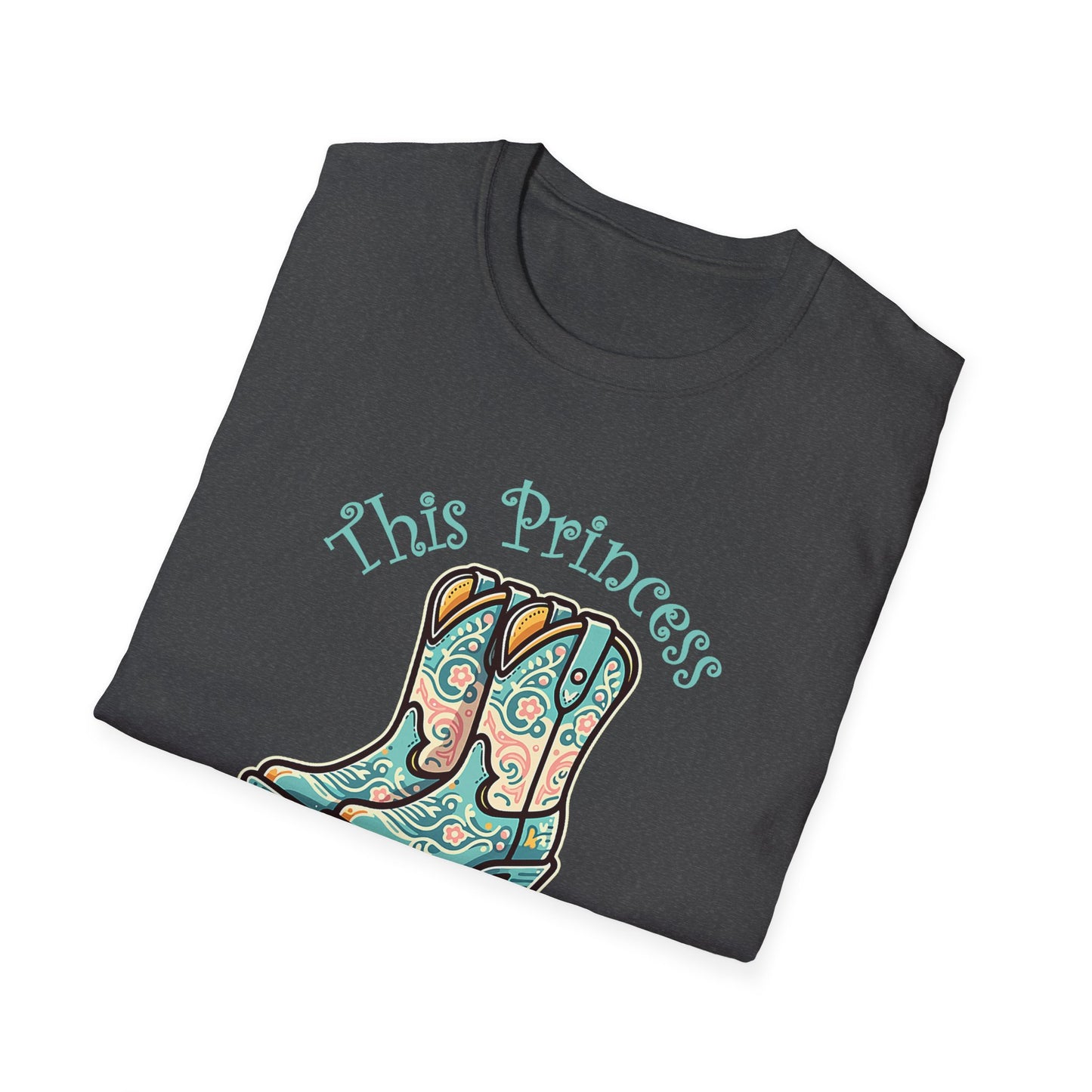 Cowgirl Boots T-Shirt — "This Princess" Western Graphic Tee
