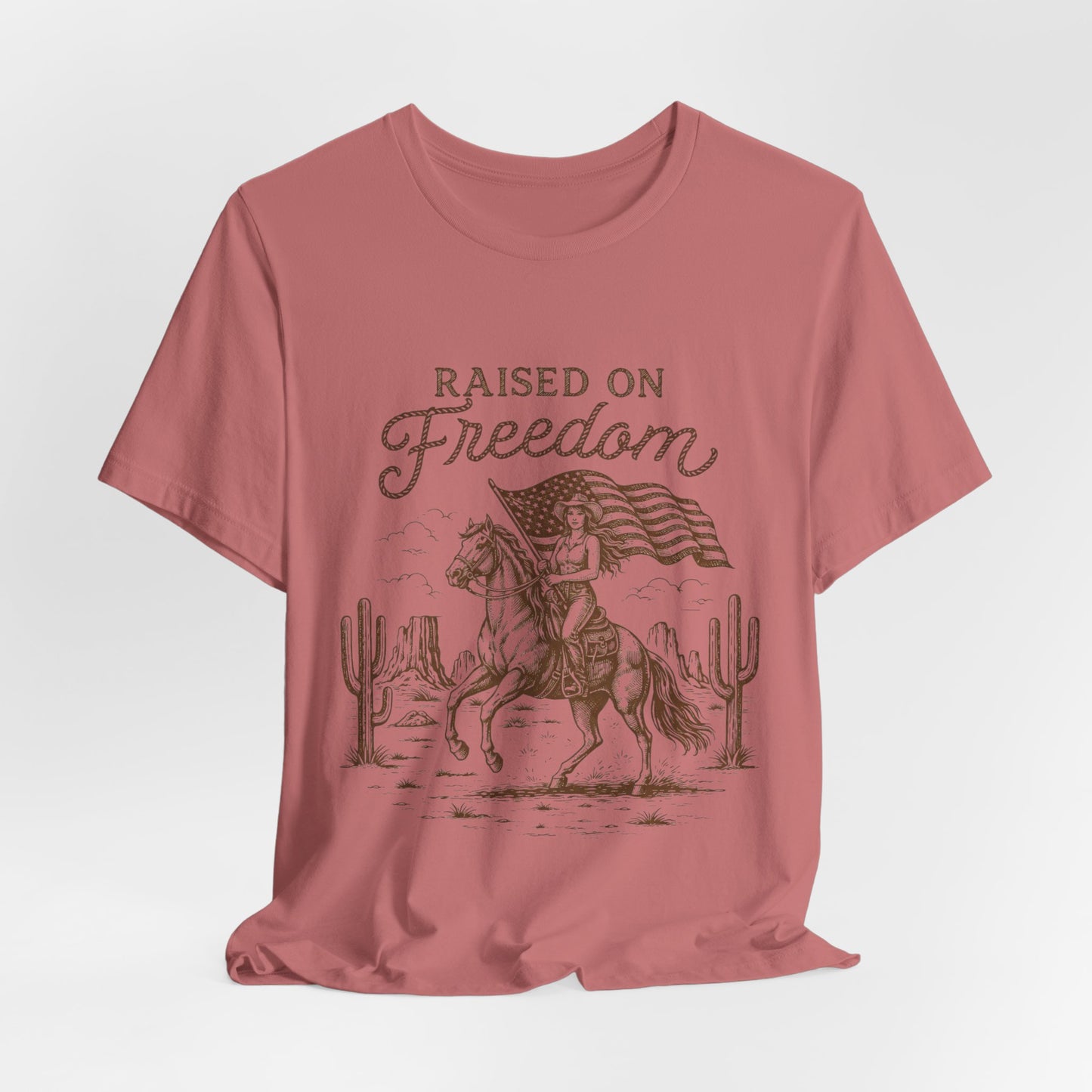 Raised on Freedom Western Tee