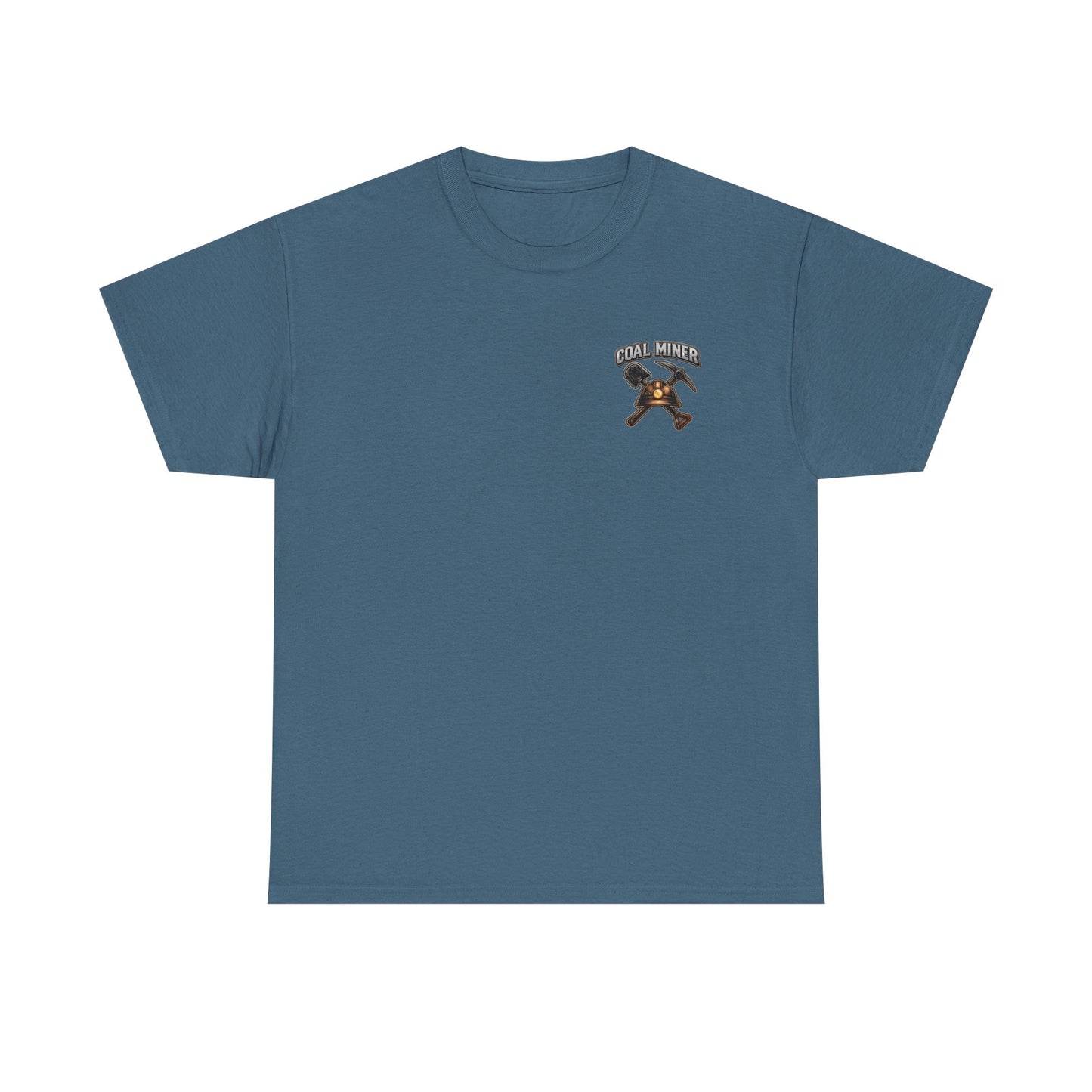 Coal Miner T-Shirt — "Forgotten in the Dark" Skull Hardhat Graphic Tee