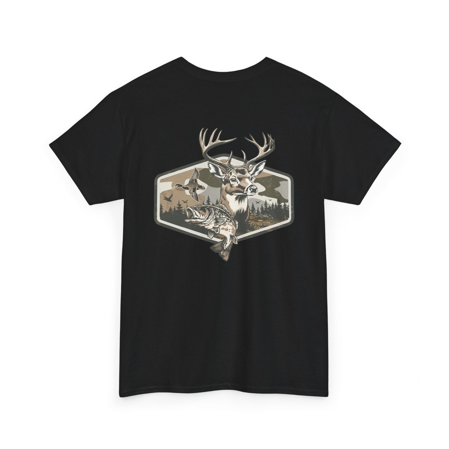 Deer Hunter Graphic Tee — Buck & Forest Outdoor T-Shirt