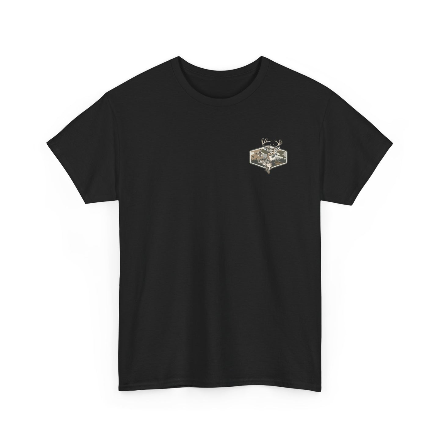 Deer Hunter Graphic Tee — Buck & Forest Outdoor T-Shirt