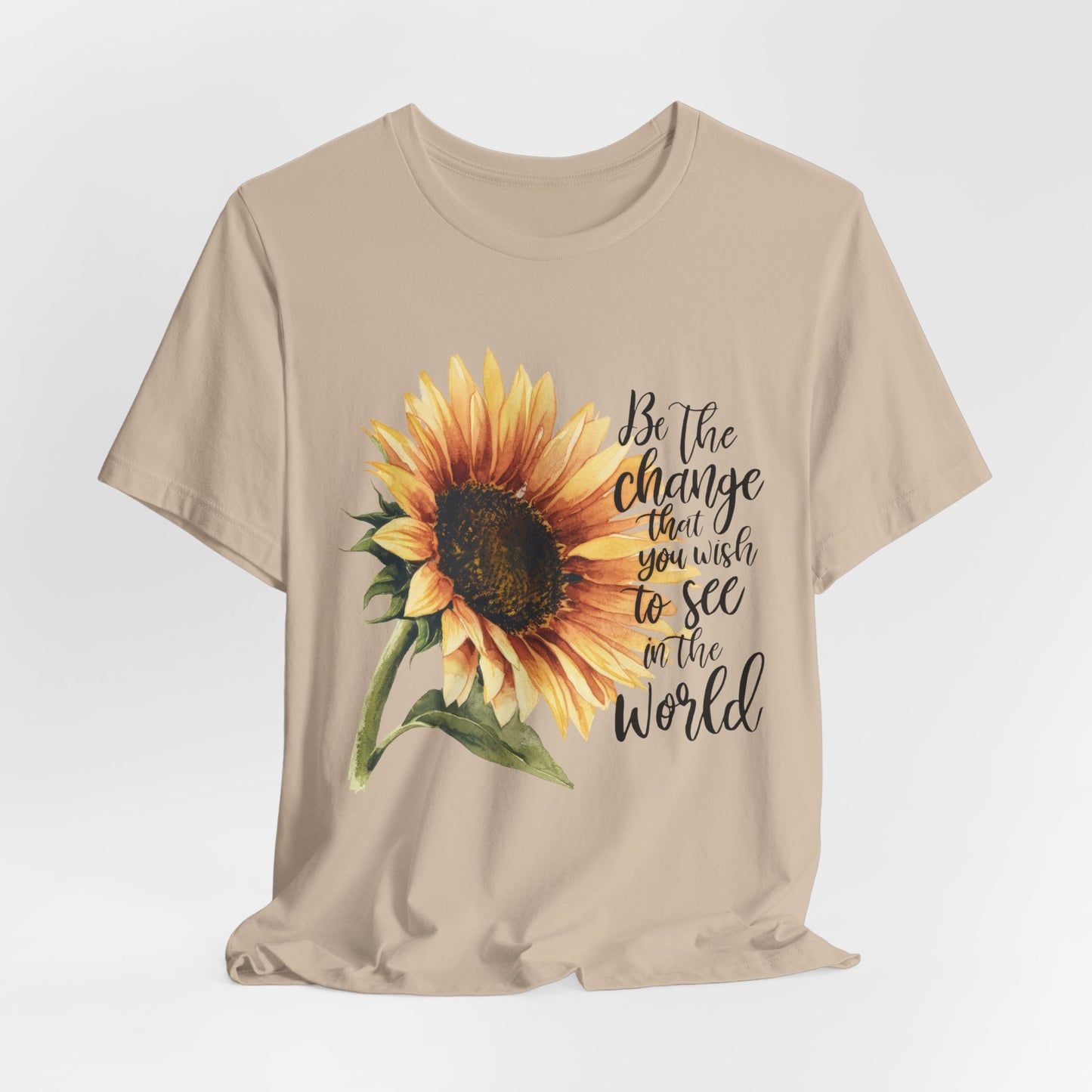 Sunflower "Be the Change" T‑Shirt