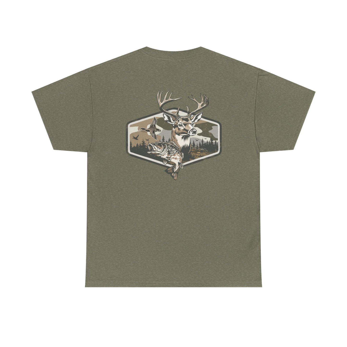 Deer Hunter Graphic Tee — Buck & Forest Outdoor T-Shirt