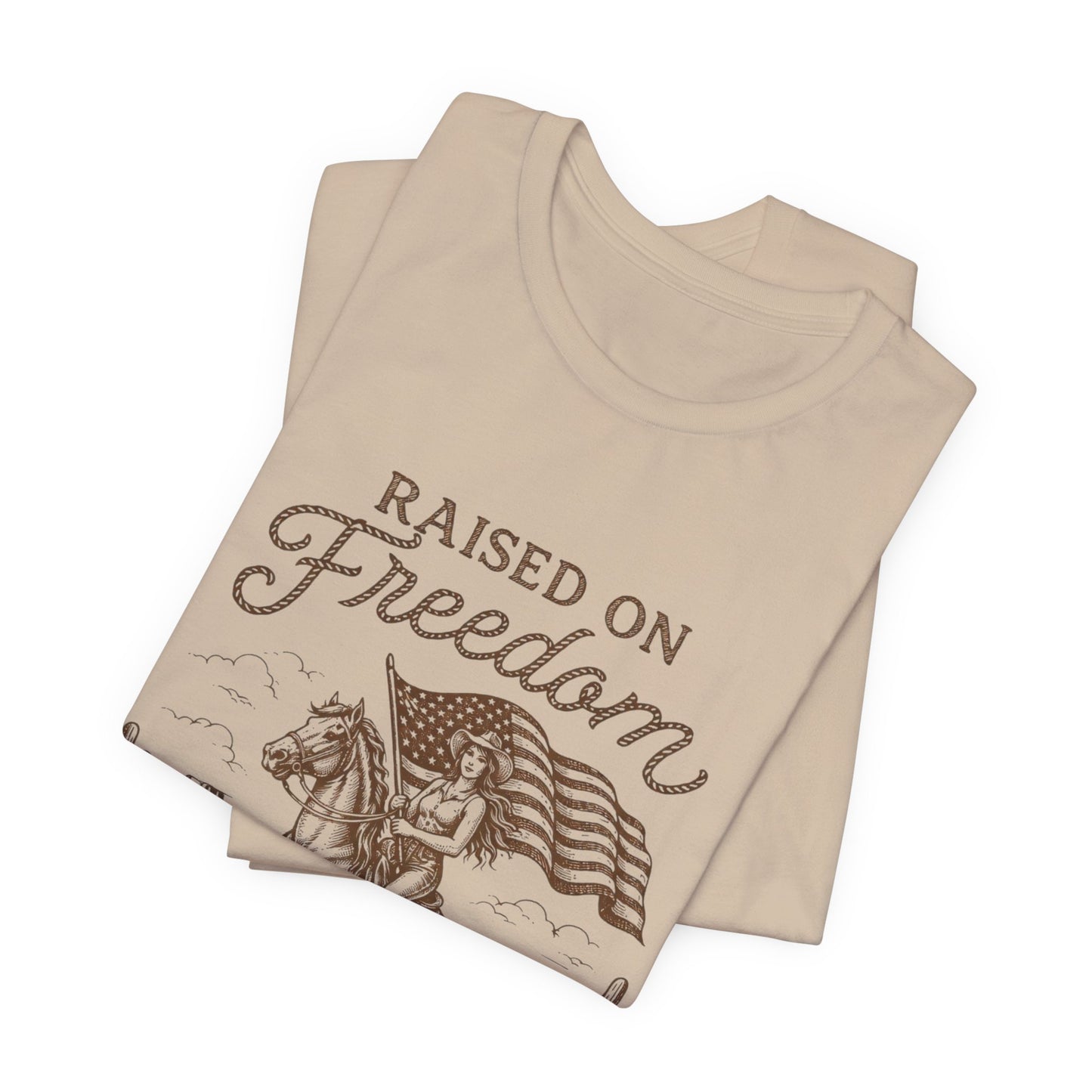Raised on Freedom Western Tee