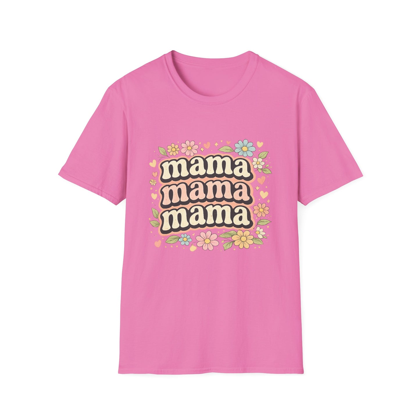 Mama Floral T-Shirt — Retro Mom Gift for Mother’s Day