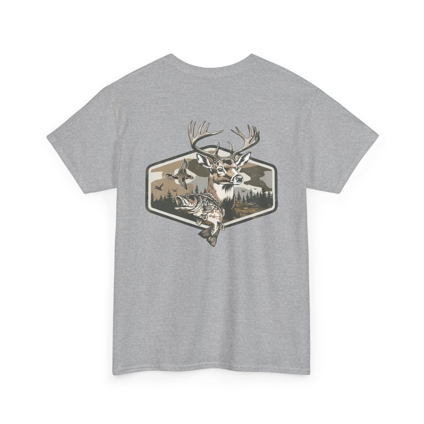 Deer Hunter Graphic Tee — Buck & Forest Outdoor T-Shirt