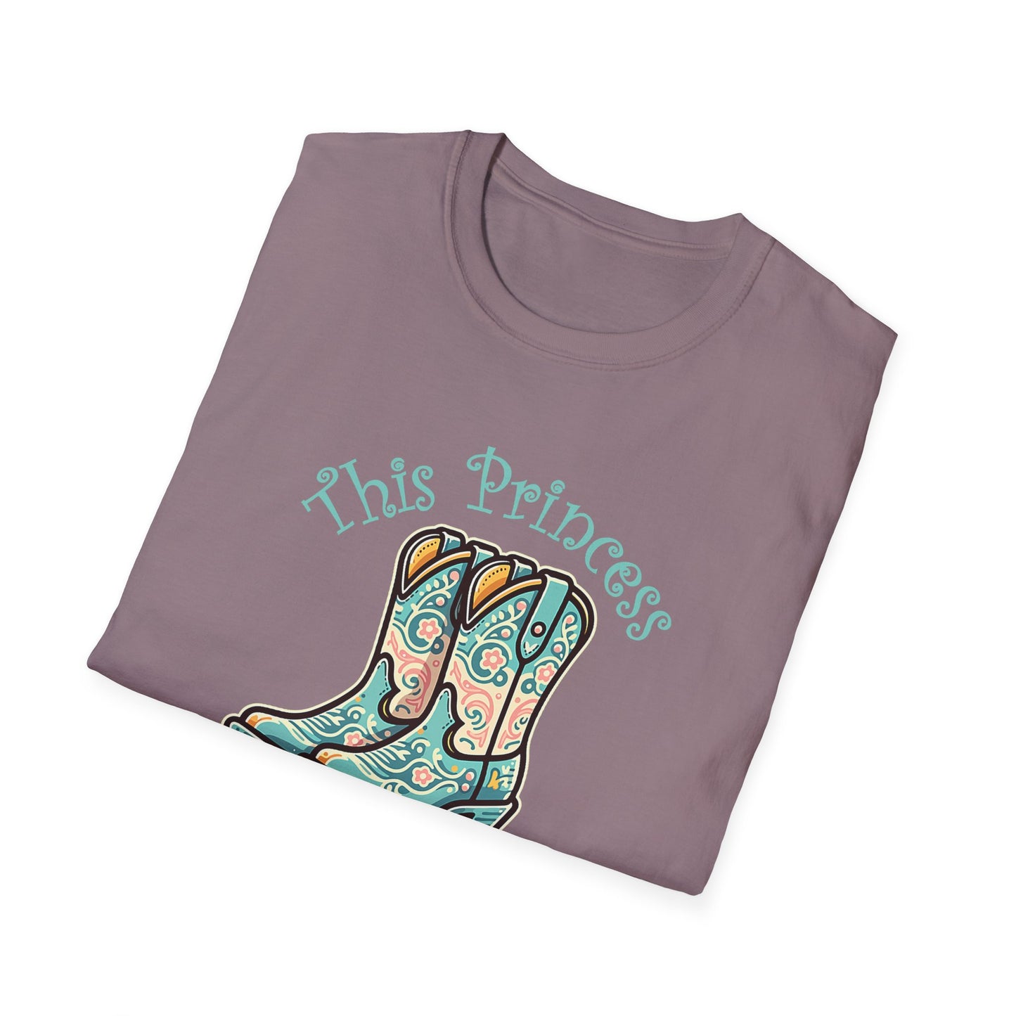 Cowgirl Boots T-Shirt — "This Princess" Western Graphic Tee