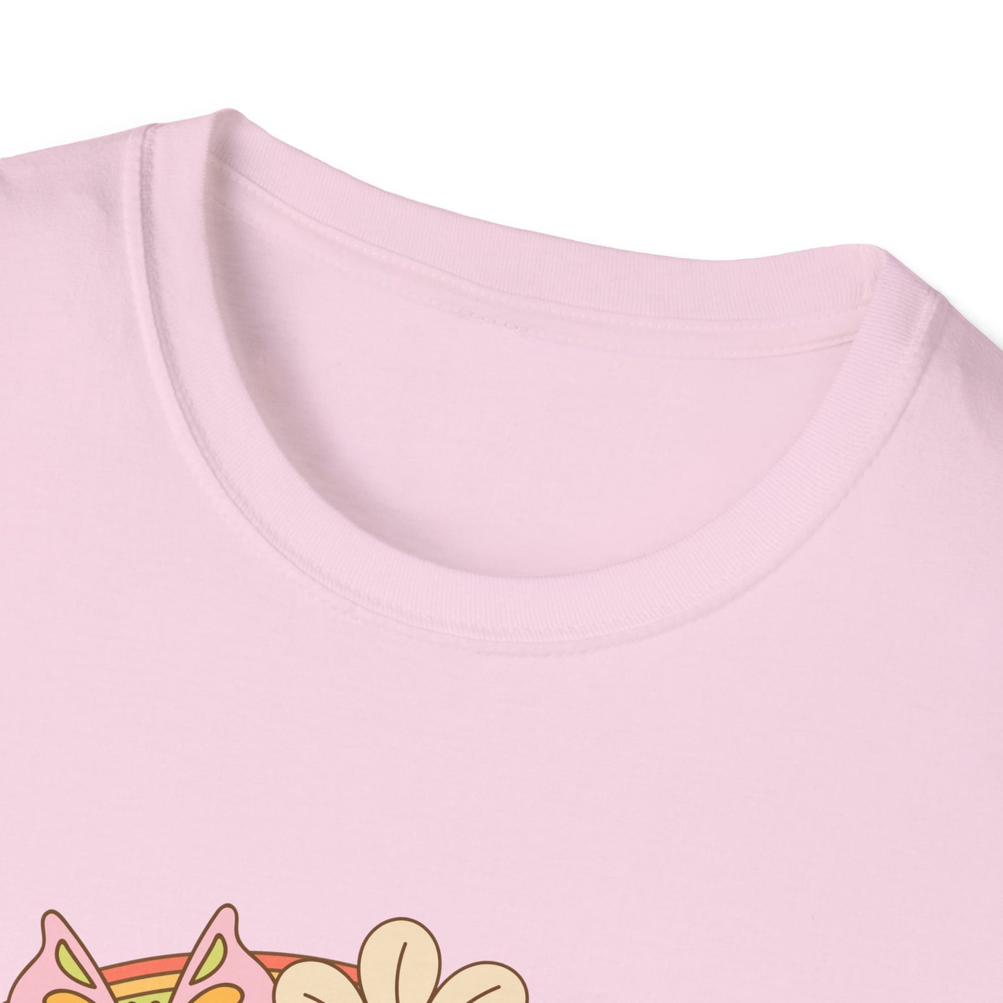 Nurse Floral Retro T-Shirt — Cute Vintage Flower Badge for Nurses