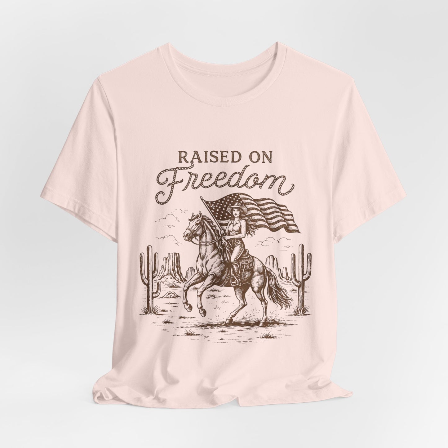 Raised on Freedom Western Tee