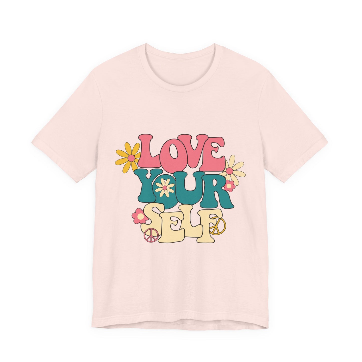 Love Your Self Retro Floral Tee