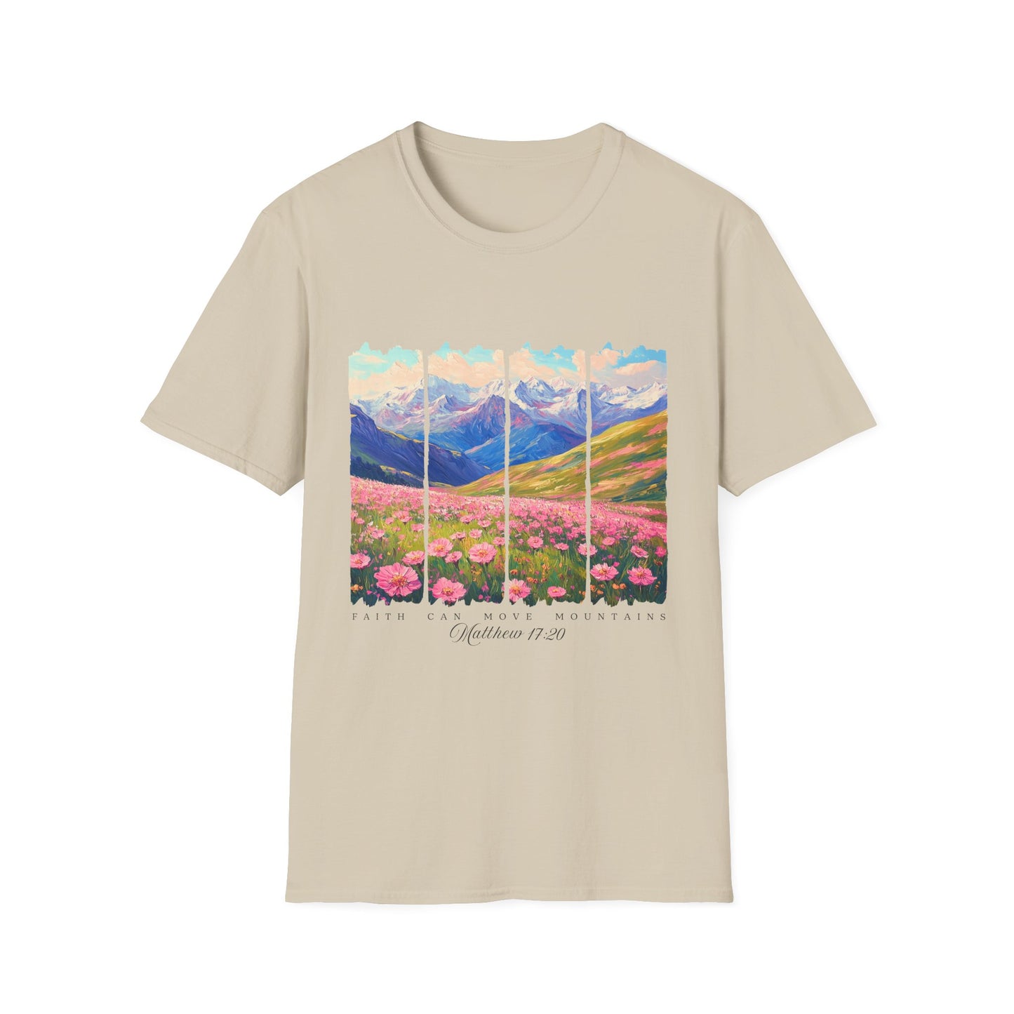 Mountain Wildflower Panel T-Shirt — Colorado 2024 Scenic Nature Tee