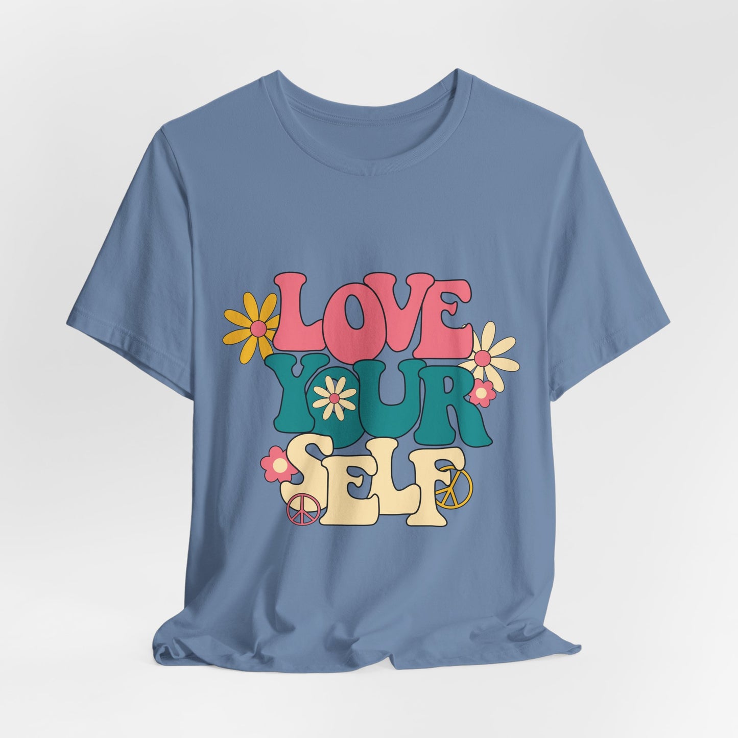 Love Your Self Retro Floral Tee
