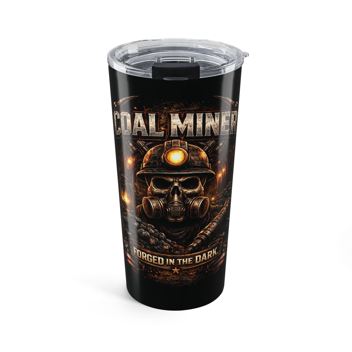 Coal Miner 20oz Tumbler — Forged in the Dark Insulated Travel Cup