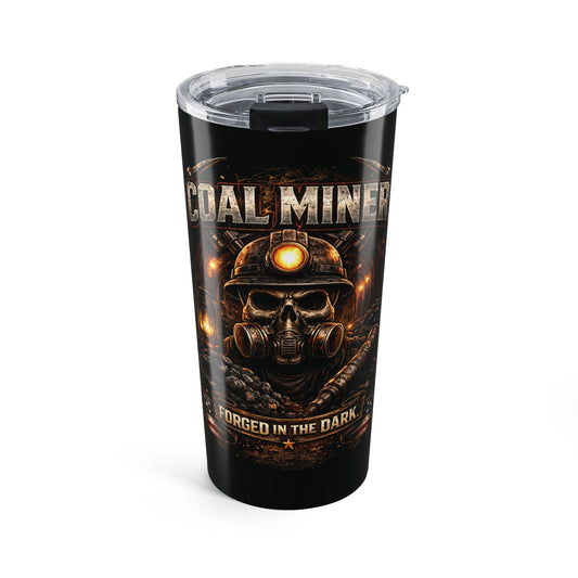 Coal Miner 20oz Tumbler — Forged in the Dark Insulated Travel Cup