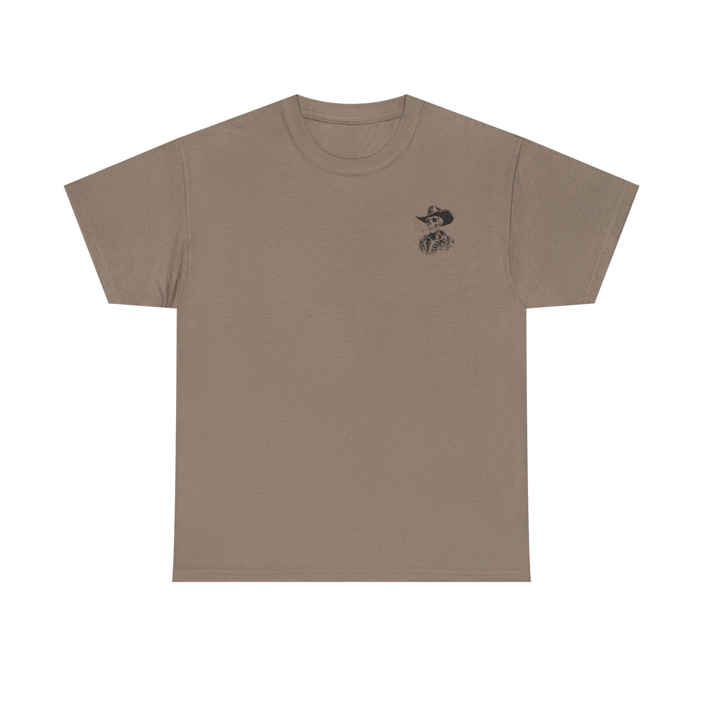 Skeleton Cowboy T-Shirt — Western Skull Graphic Tee