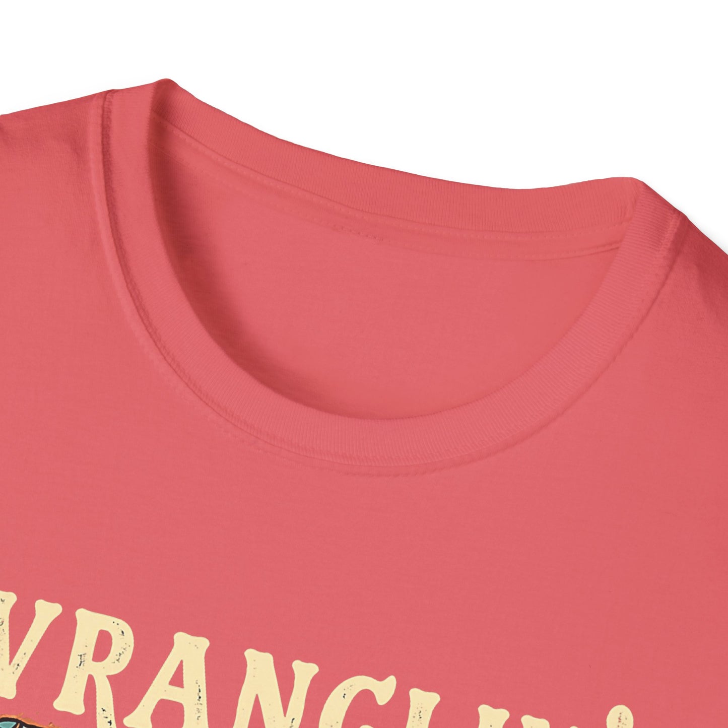 Wranglin' Real Cowboy T-Shirt — Retro Western Rodeo Graphic Tee