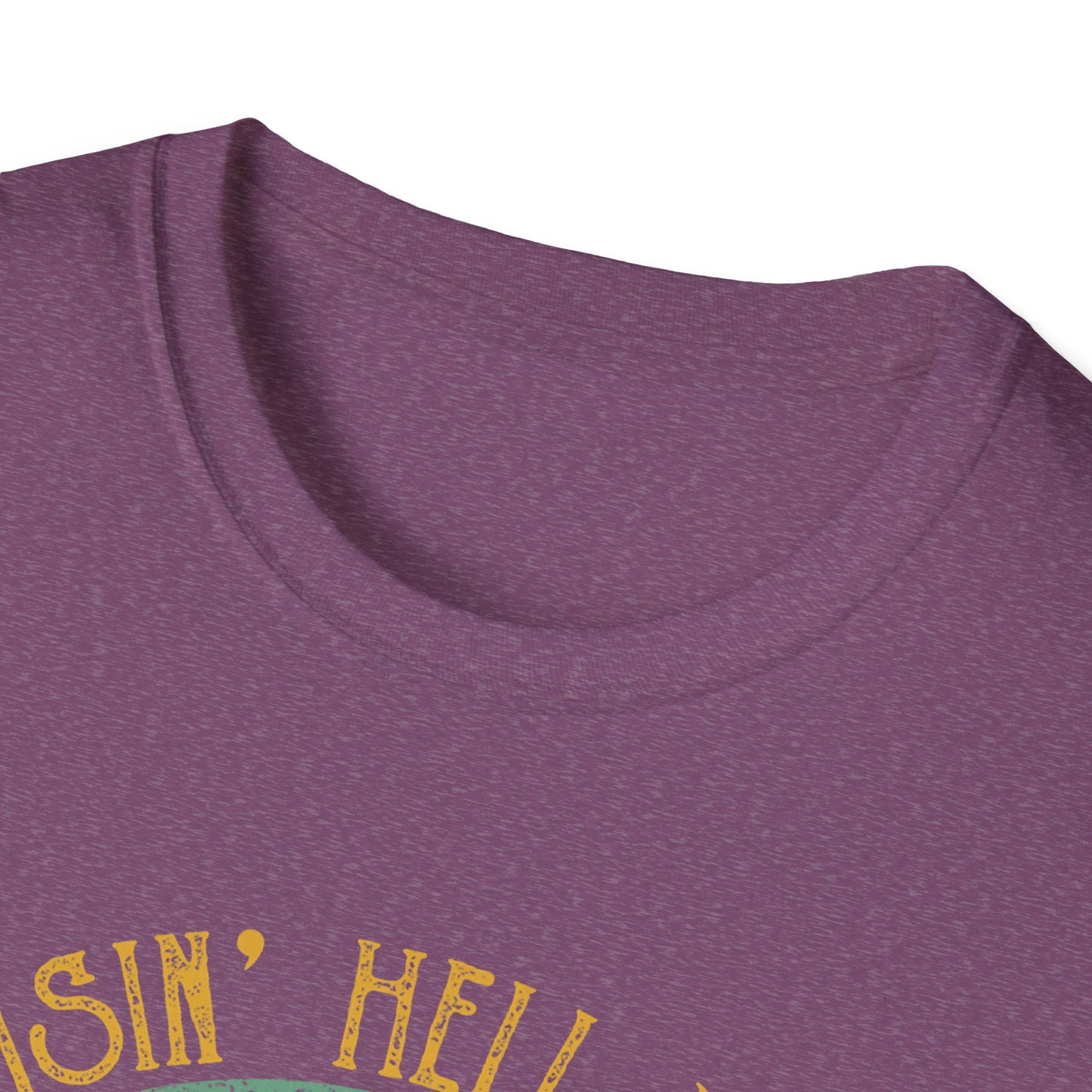 T-Shirt — Raisin' Hell With The Hippies And The Cowboys Vintage Skull Graphic