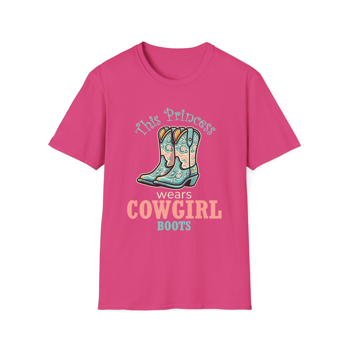 Cowgirl Boots T-Shirt — "This Princess" Western Graphic Tee