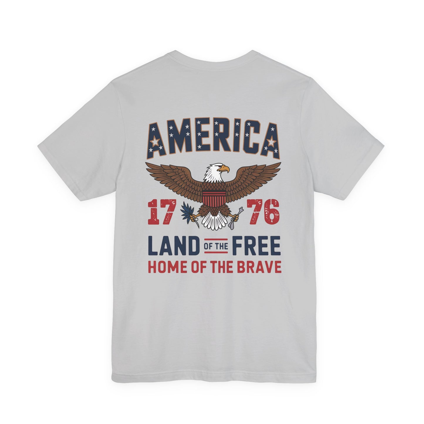 America 1776 Eagle T‑Shirt — Land of the Free, Home of the Brave