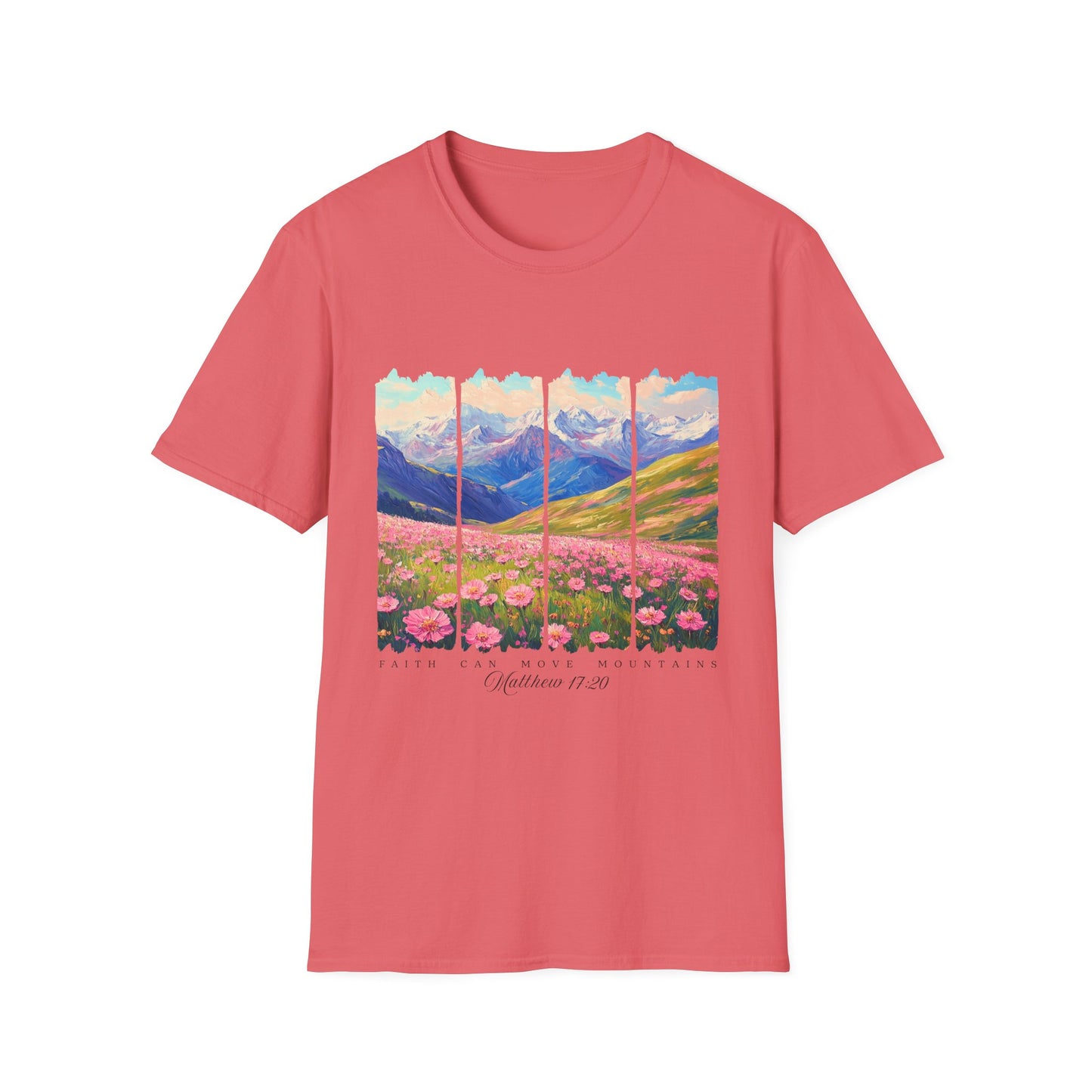 Mountain Wildflower Panel T-Shirt — Colorado 2024 Scenic Nature Tee