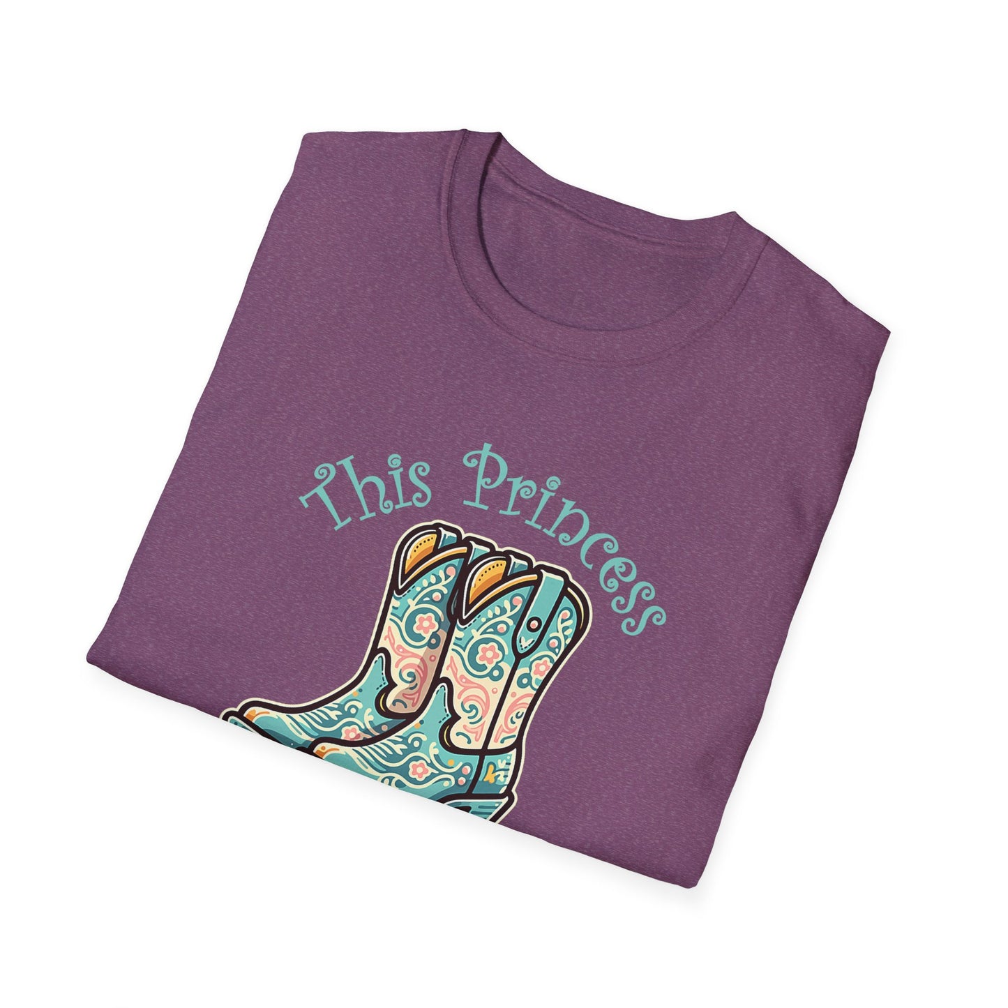 Cowgirl Boots T-Shirt — "This Princess" Western Graphic Tee