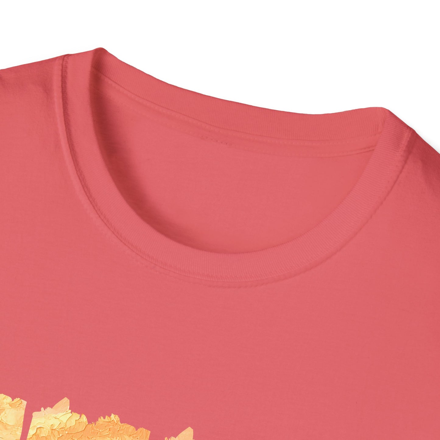 Sunflower Mountain Poster T-Shirt — Scenic Field & Peaks Graphic Tee