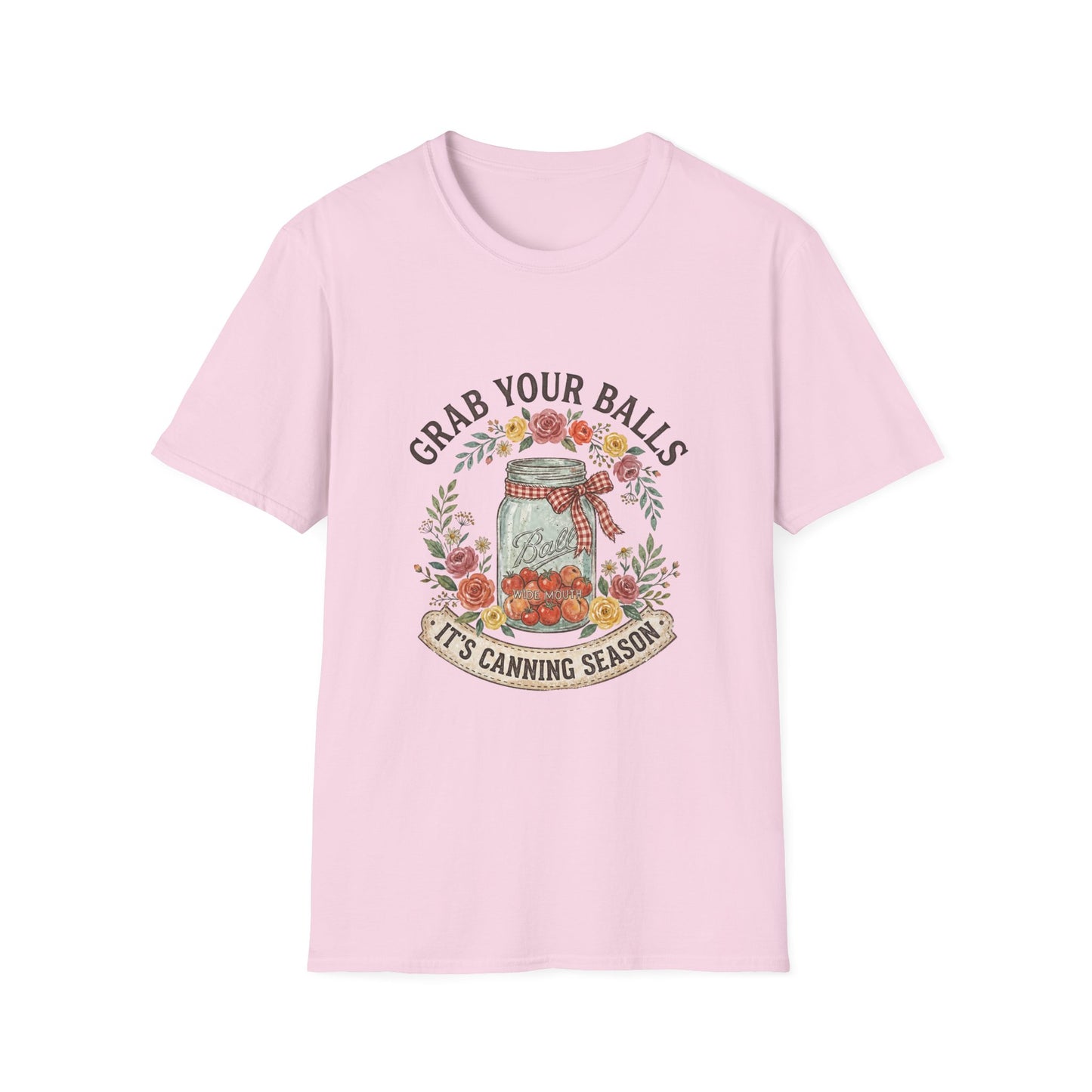 Grab Your Balls Mason Jar Canning T-Shirt — It's Canning Season Vintage Kitchen Tee