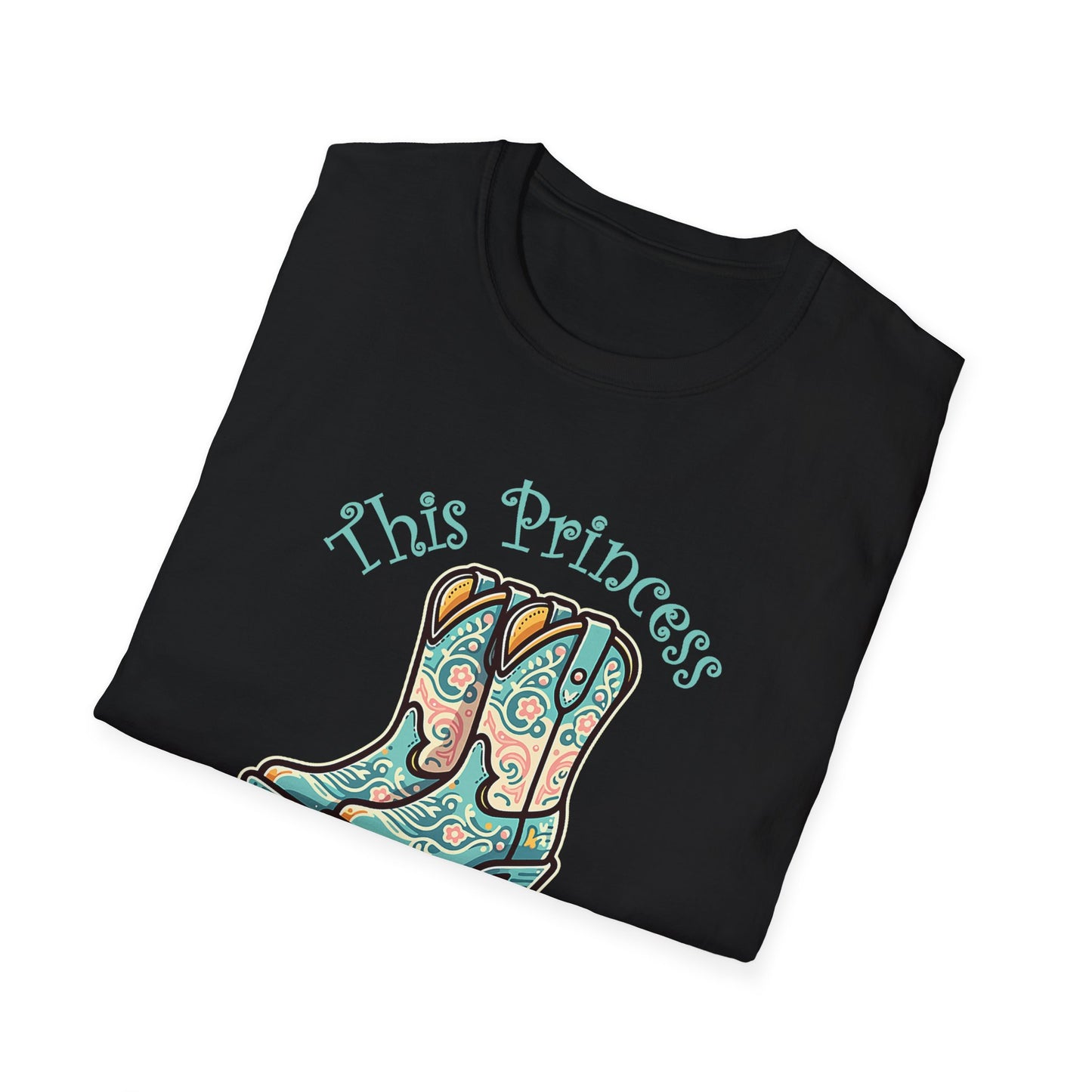 Cowgirl Boots T-Shirt — "This Princess" Western Graphic Tee