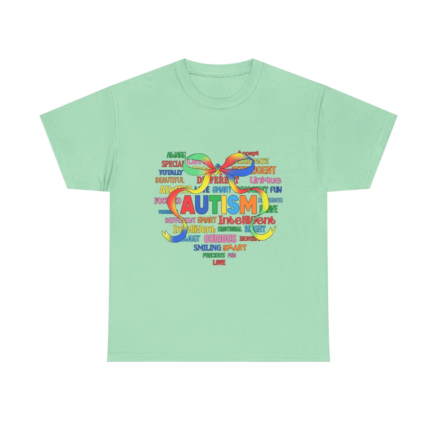 Autism Awareness Puzzle Heart T-Shirt – Colorful Support & Acceptance Tee