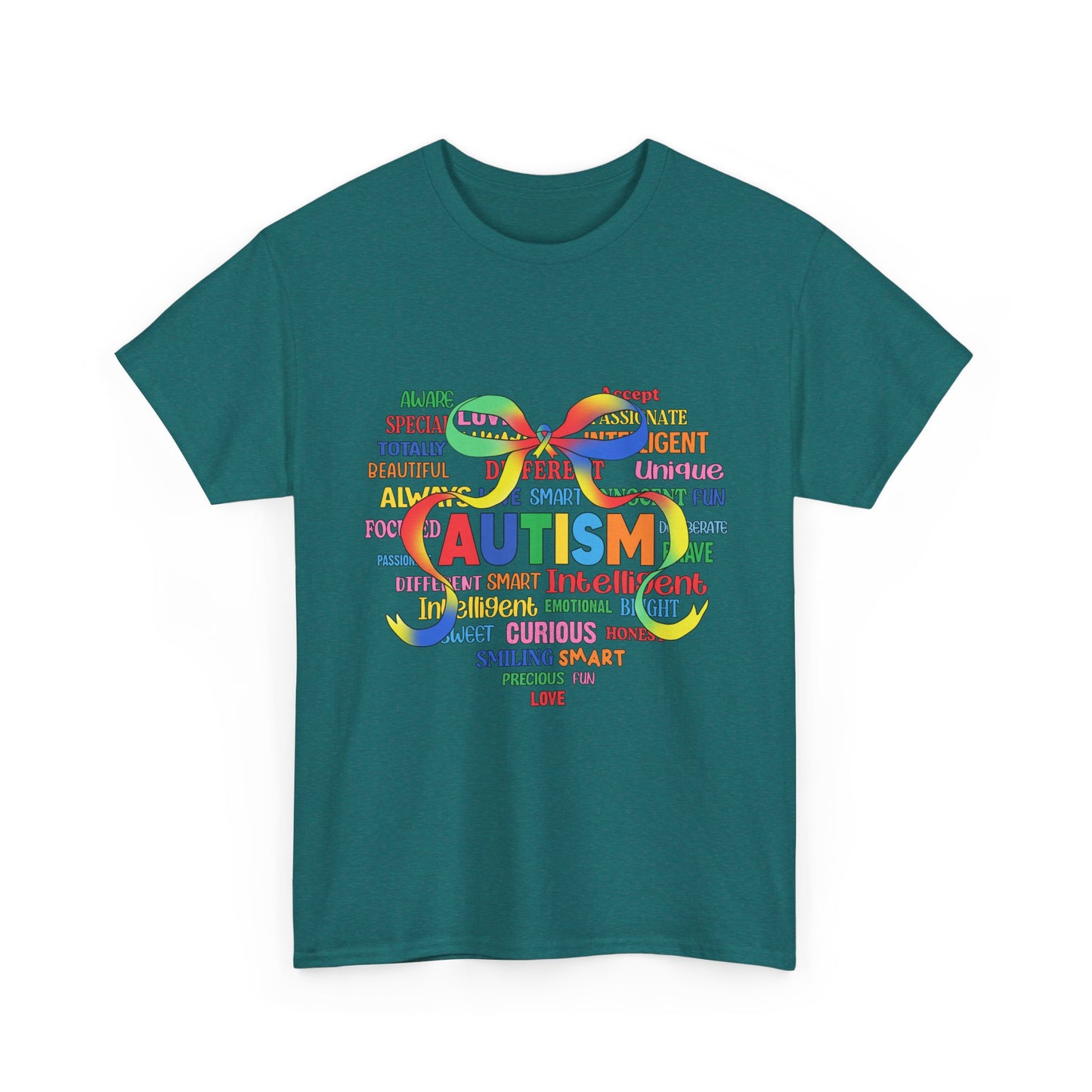 Autism Awareness Puzzle Heart T-Shirt – Colorful Support & Acceptance Tee