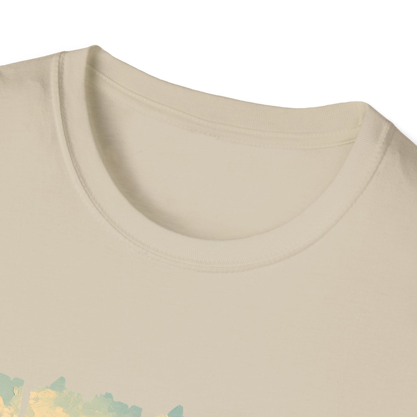 Mountain Meadow T-Shirt — Scenic Landscape Panel Tee