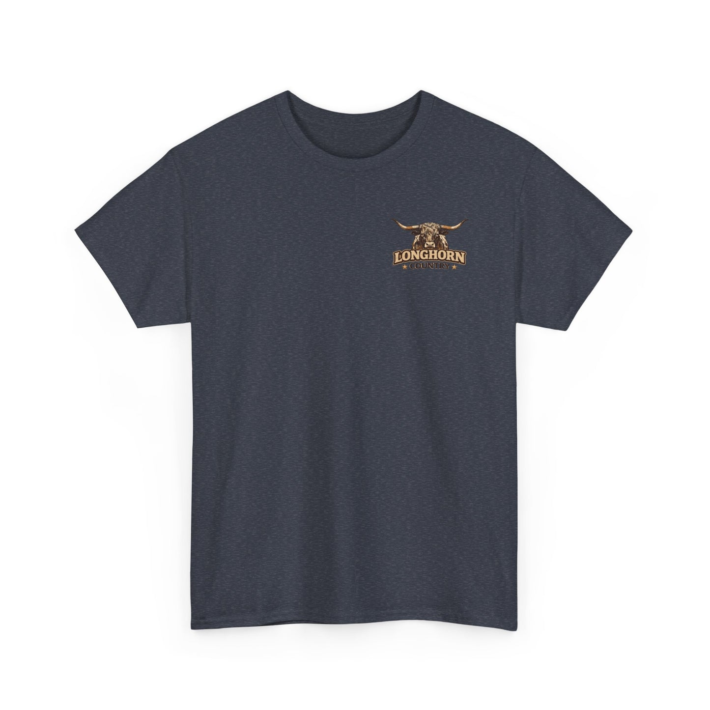 Longhorn Country Tee — Western Bull Graphic T-Shirt