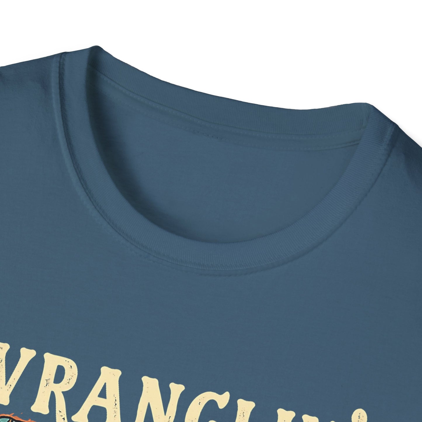 Wranglin' Real Cowboy T-Shirt — Retro Western Rodeo Graphic Tee