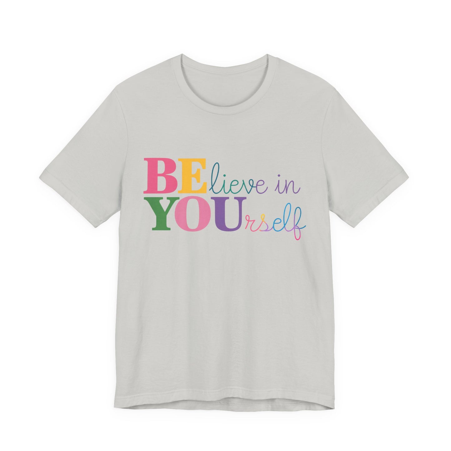 Believe in Yourself Colorblock Tee