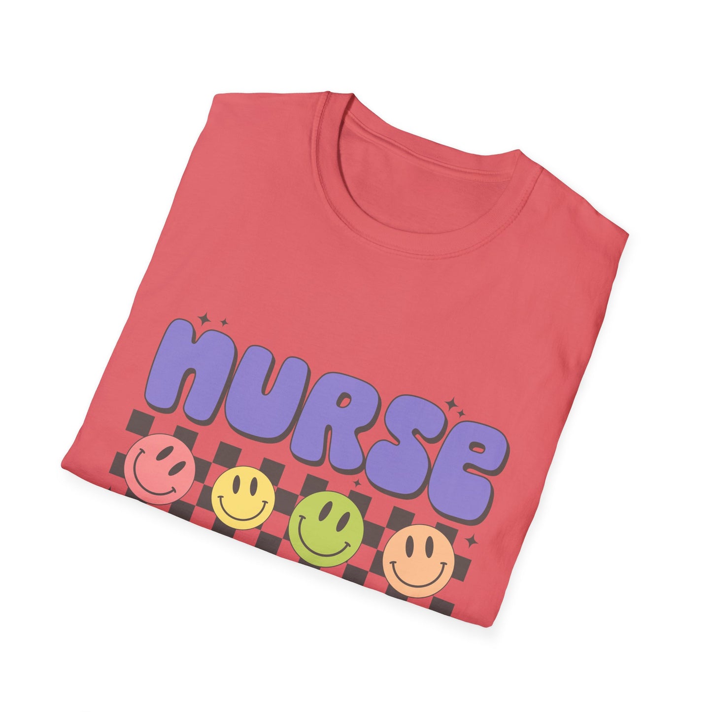 Nurse Nurse Cute Smiley Graphic T-Shirt