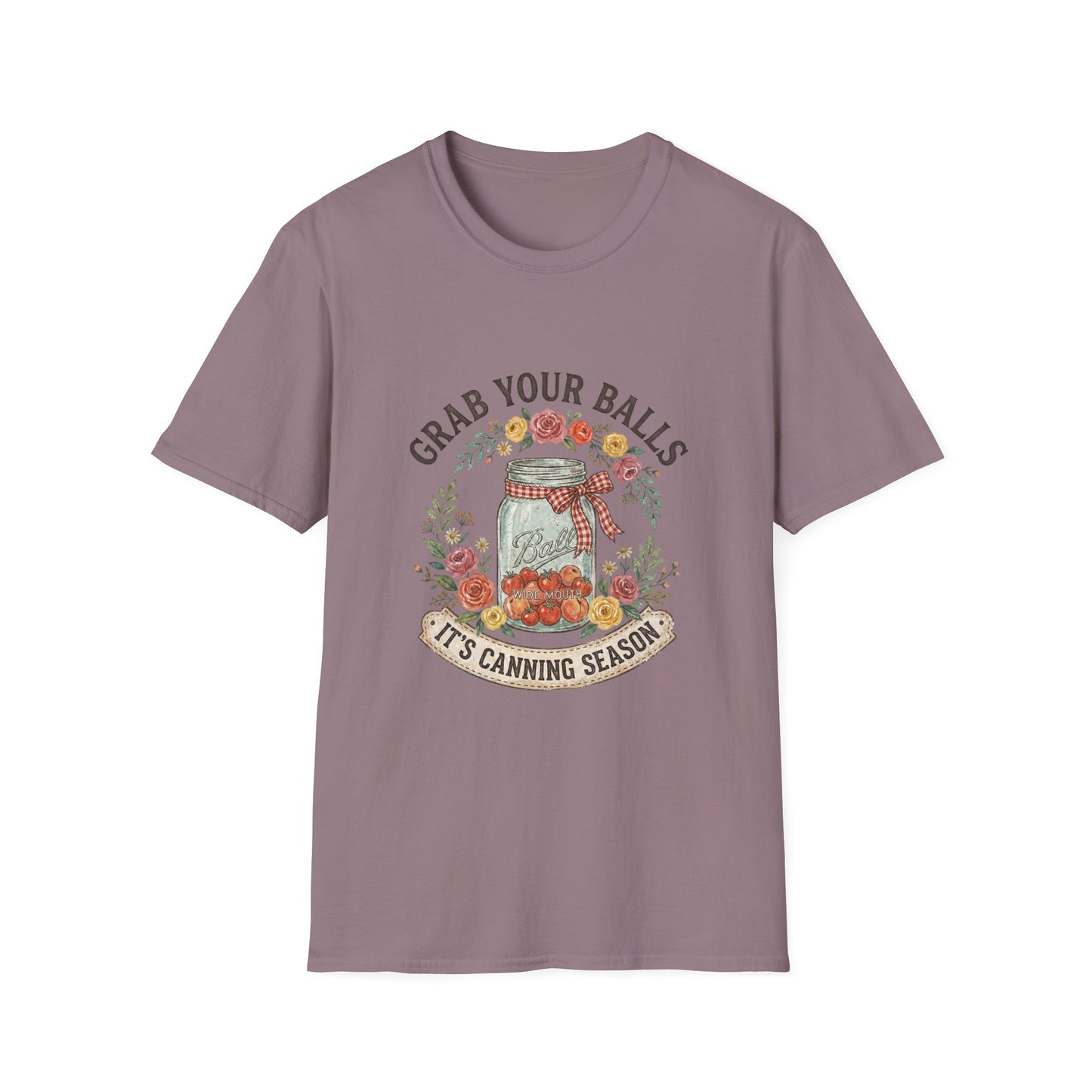 Grab Your Balls Mason Jar Canning T-Shirt — It's Canning Season Vintage Kitchen Tee