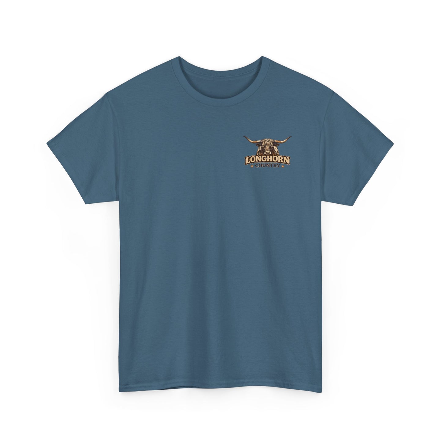 Longhorn Country Tee — Western Bull Graphic T-Shirt