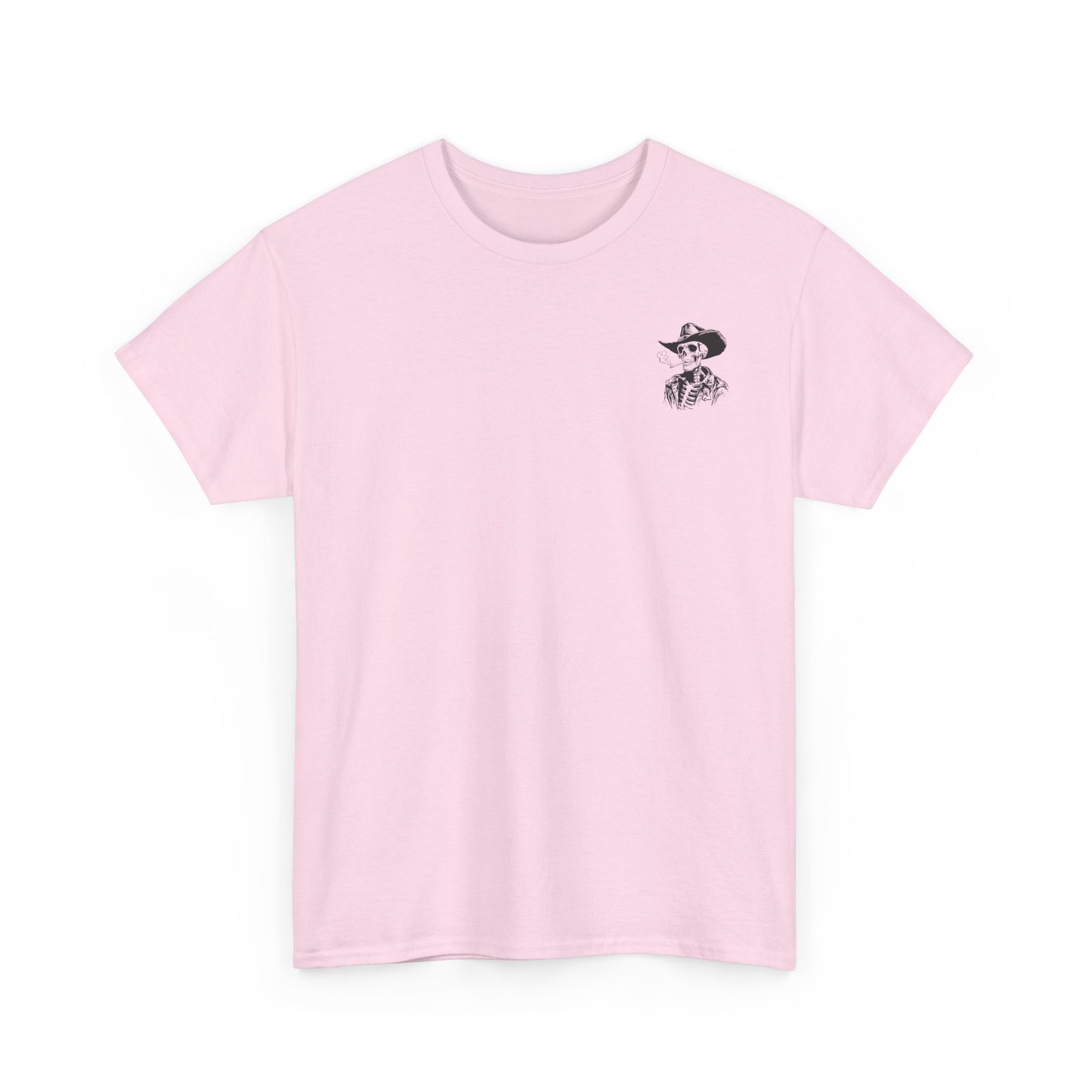 Skeleton Cowboy T-Shirt — Western Skull Graphic Tee