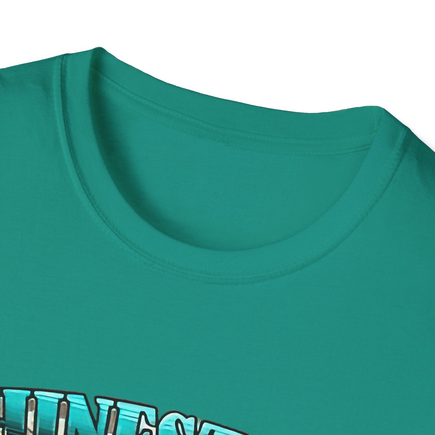 Rhinestone Cowgirl Tee – Turquoise Cowboy Hat on Leopard Print