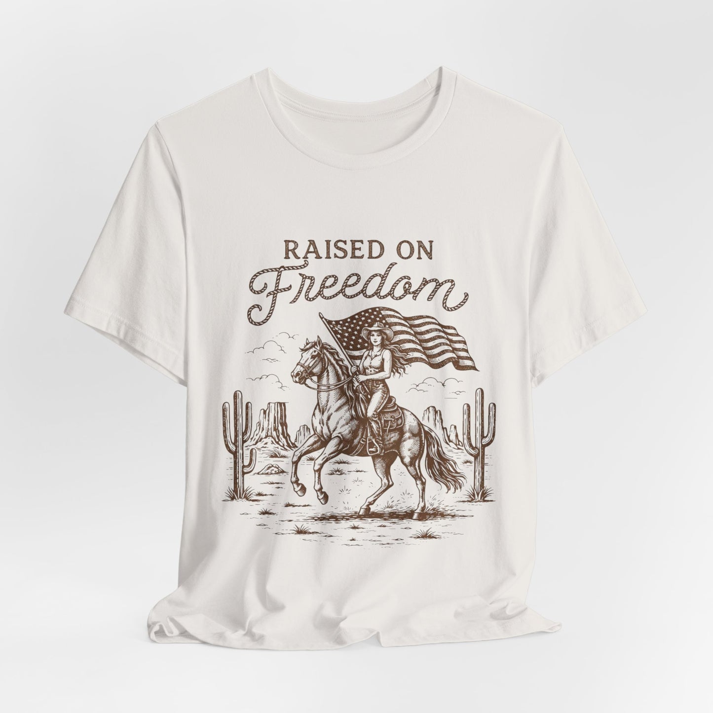 Raised on Freedom Western Tee