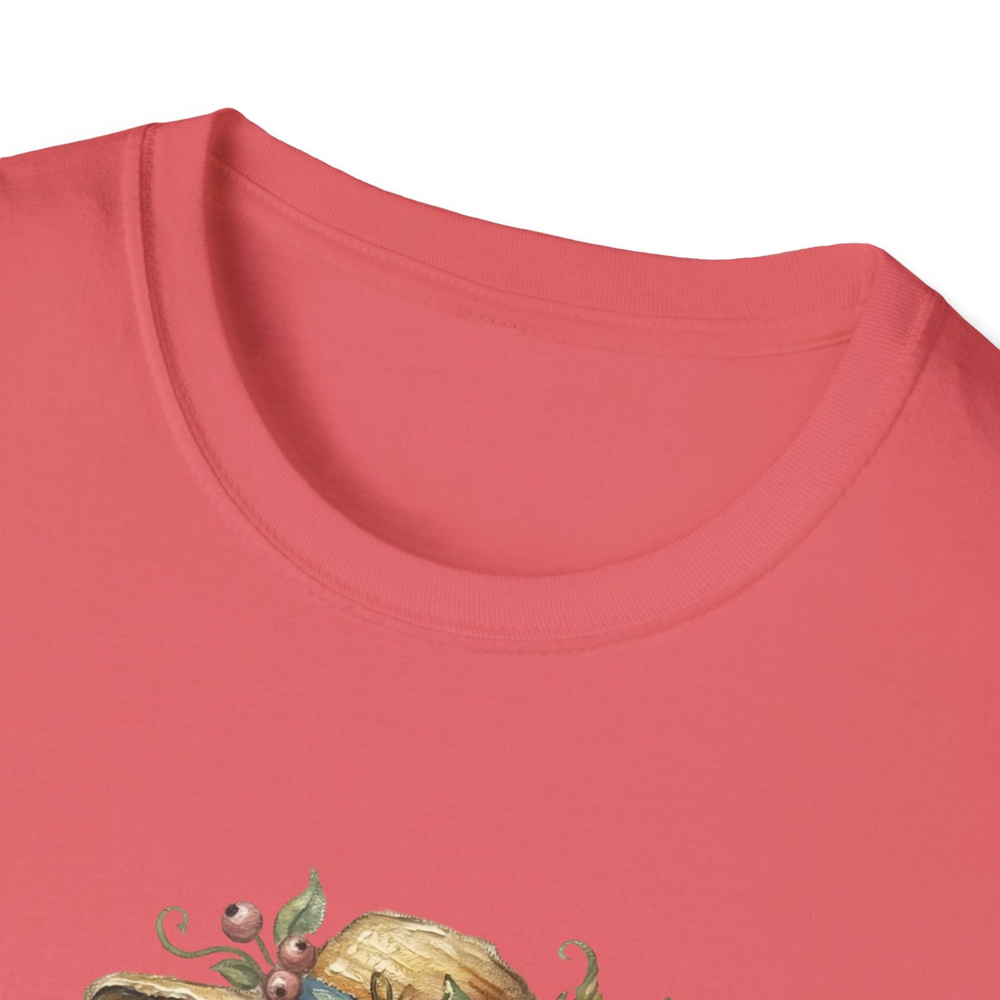 Garden Bird Tee — "There is a quiet peace to be found in the heart of the garden" Floral Bird T-Shirt