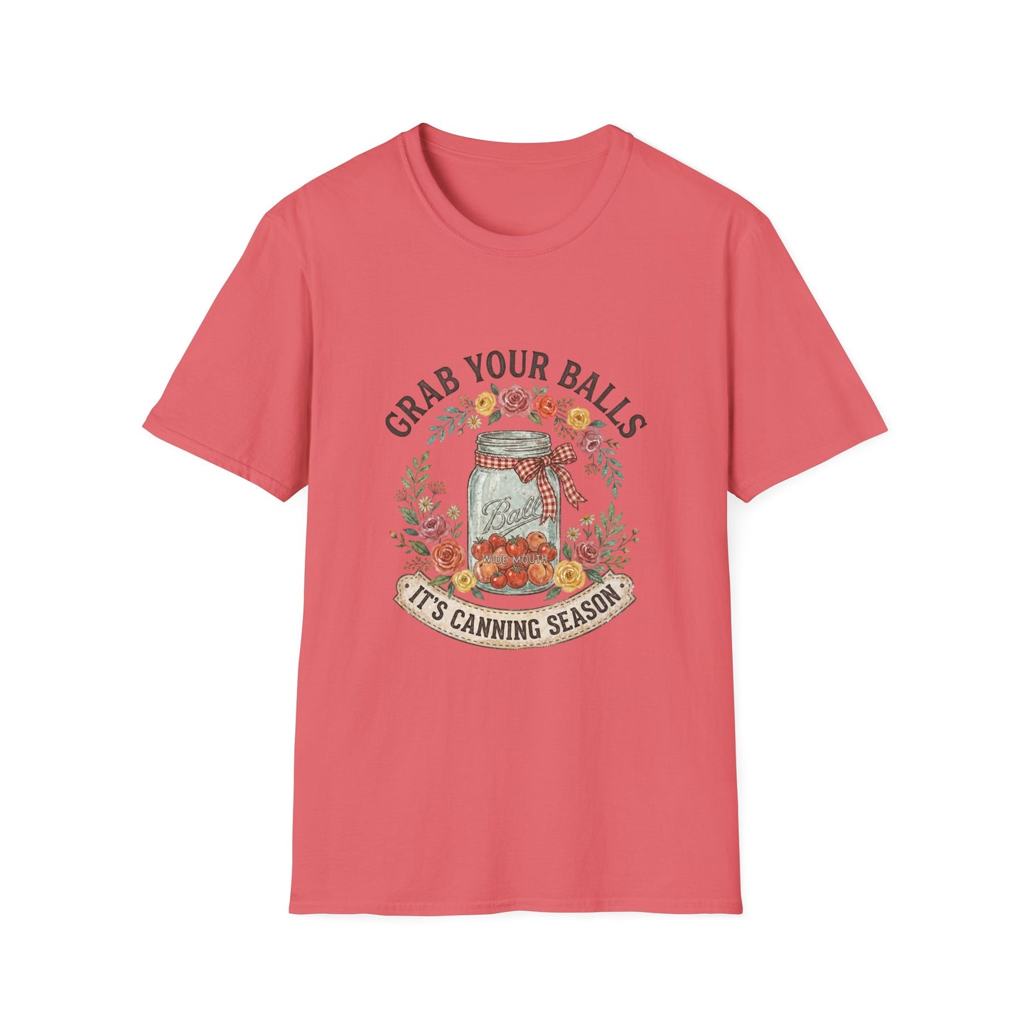 Grab Your Balls Mason Jar Canning T-Shirt — It's Canning Season Vintage Kitchen Tee