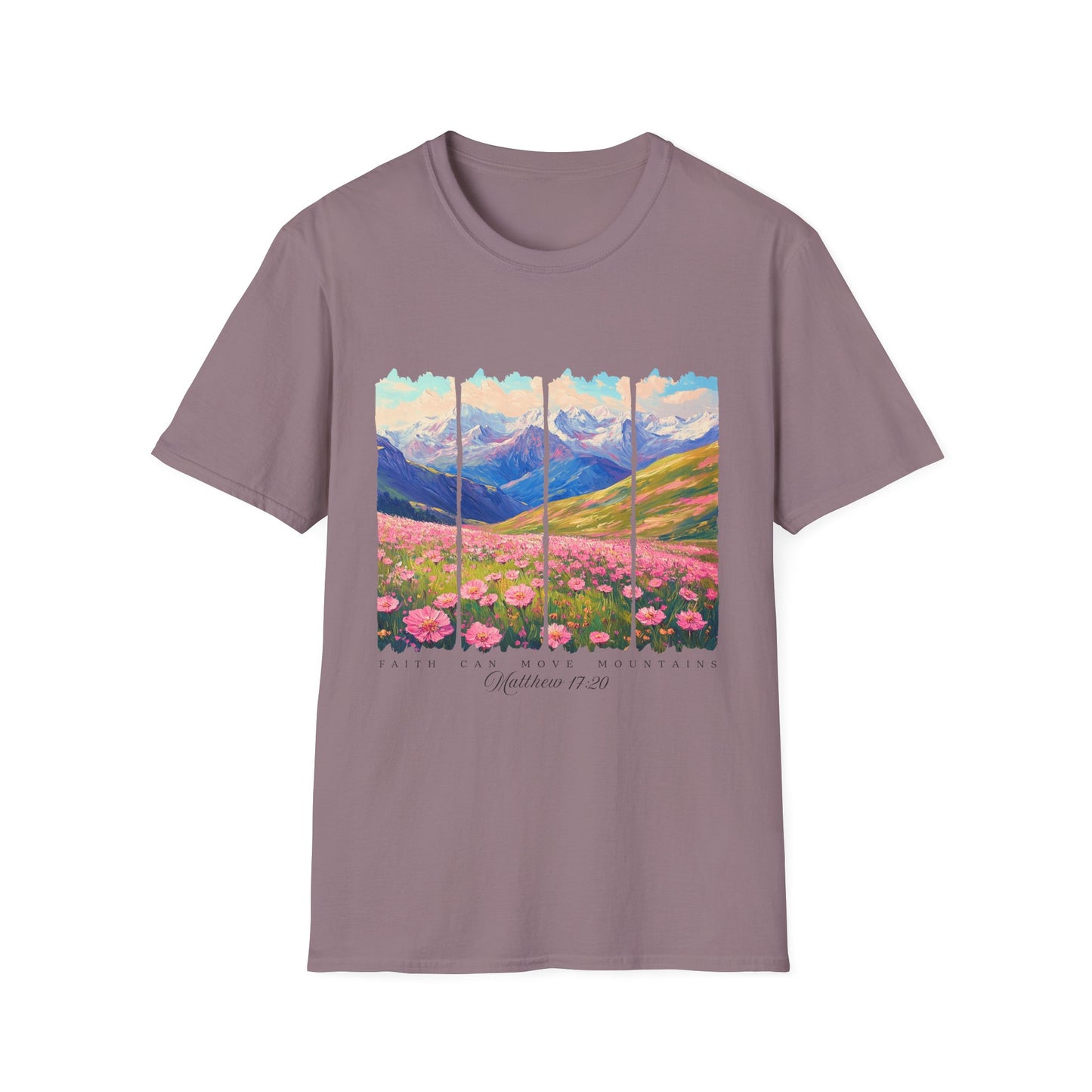 Mountain Wildflower Panel T-Shirt — Colorado 2024 Scenic Nature Tee